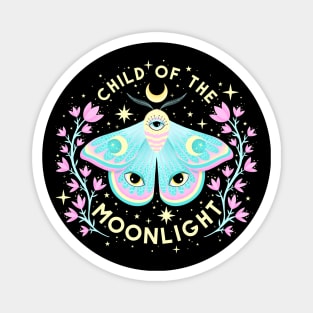 Child of the Moonlight Moth Magnet